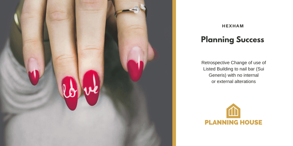 Planning Success – Change of Use in Hexham