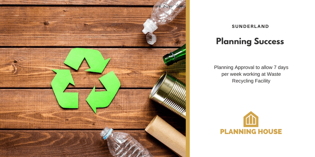 Planning Success – Sunderland Recycling Facility
