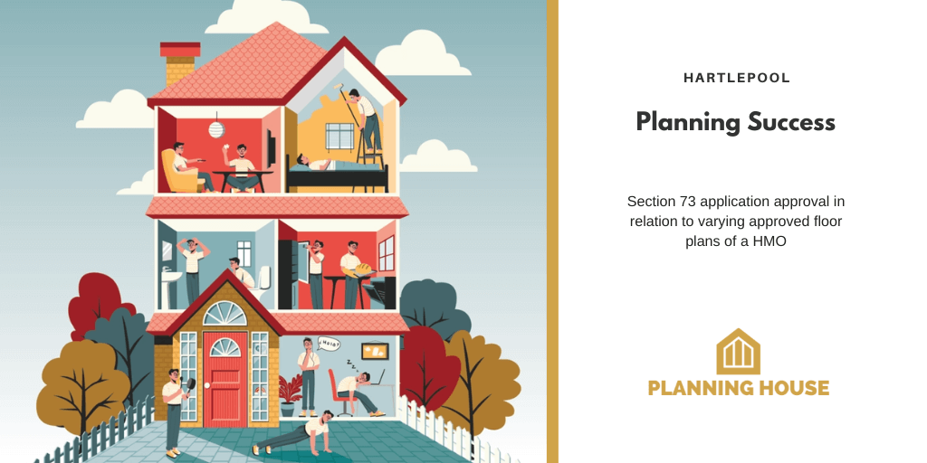 Planning success – Section 73 application in relation to varying floor plans of a HMO