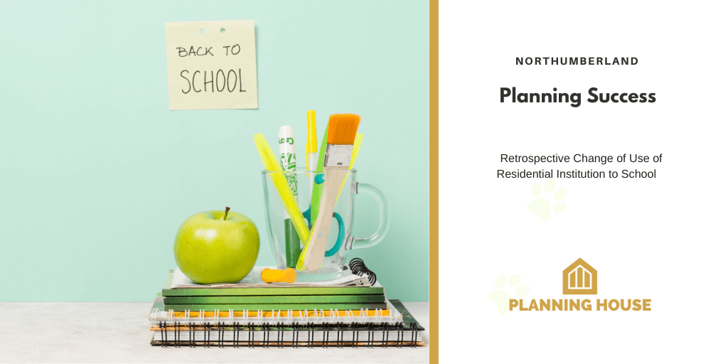 Planning Success – Change of Use to School, Northumberland