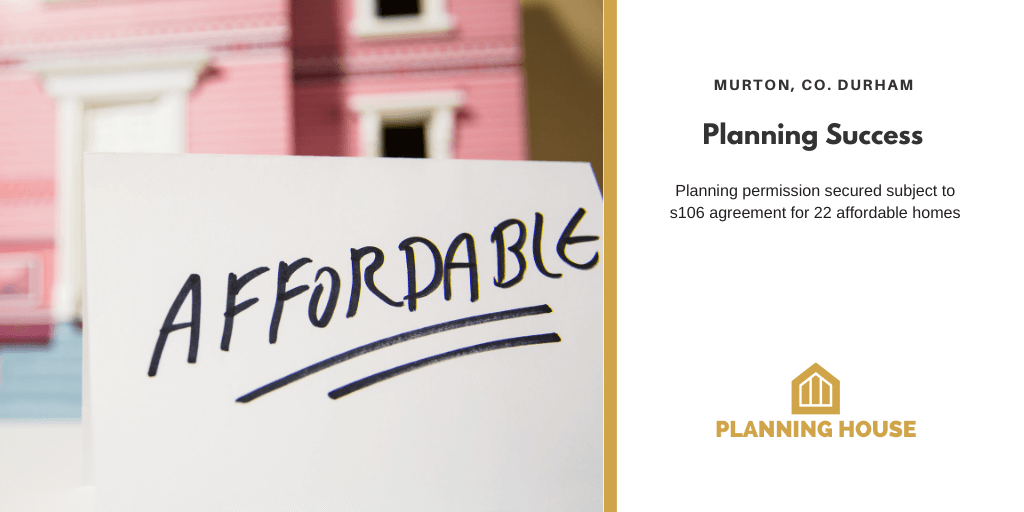 Planning Success – Affordable Housing Murton, Co. Durham