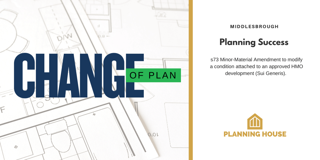 Planning Success – s73 Submission Middlesbrough