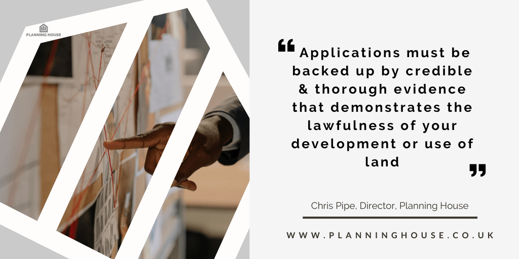 Why a Lawful Development Certificate Must Be Backed Up by Evidence